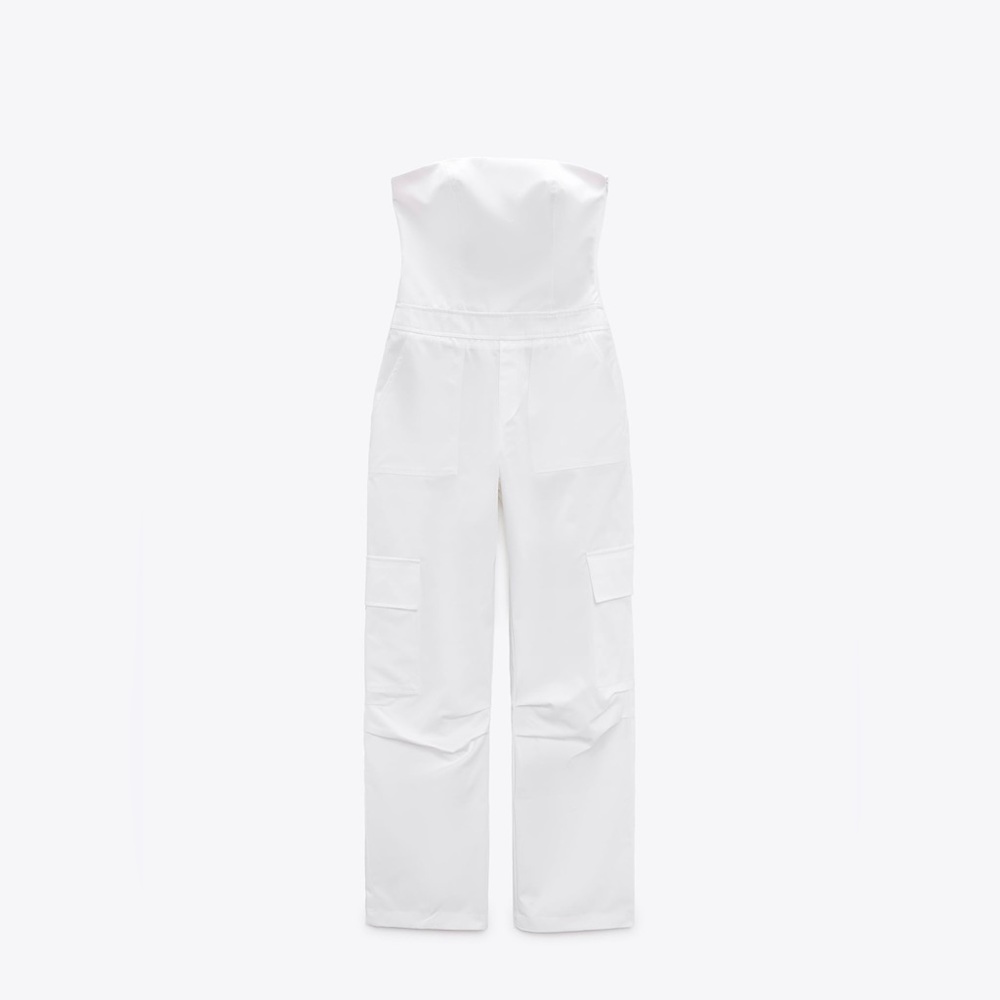 LONG CARGO JUMPSUIT